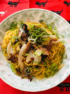 缶詰を使って簡単サンマの蒲焼きパスタ✨-レシピのメイン写真