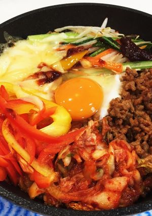 フライパンで出来るんです〜石焼ビビンバ〜-レシピのメイン写真