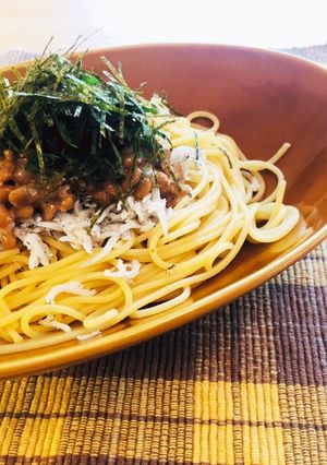 とっても簡単♡しらす納豆パスタ-レシピのメイン写真