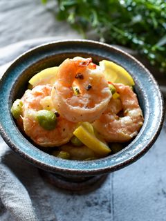 海老と枝豆のレモンガーリック炒め-レシピのメイン写真