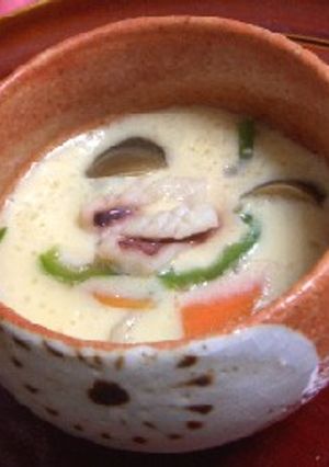 クリームチーズ風味茶碗蒸し-レシピのメイン写真