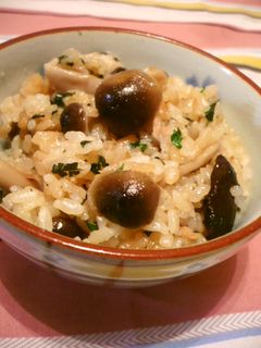 紫蘇の香り爽やか茸の炊き込みご飯☆-レシピのメイン写真