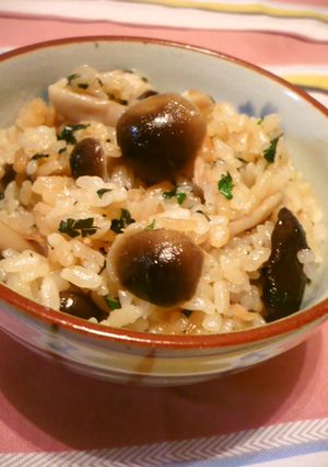紫蘇の香り爽やか茸の炊き込みご飯☆-レシピのメイン写真