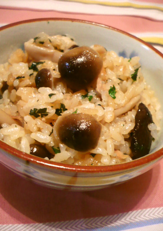 紫蘇の香り爽やか茸の炊き込みご飯☆-レシピのメイン写真