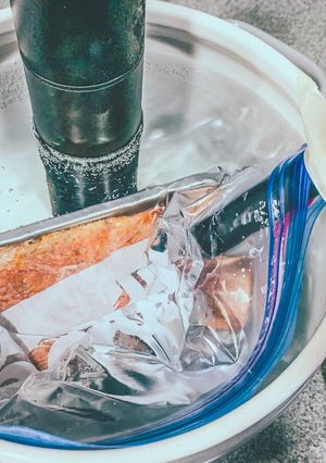 パウンド型合挽肉 温度上昇モニタリング-レシピのメイン写真