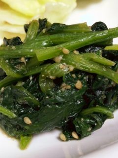 ほうれん草の甘ごま和え-レシピのメイン写真