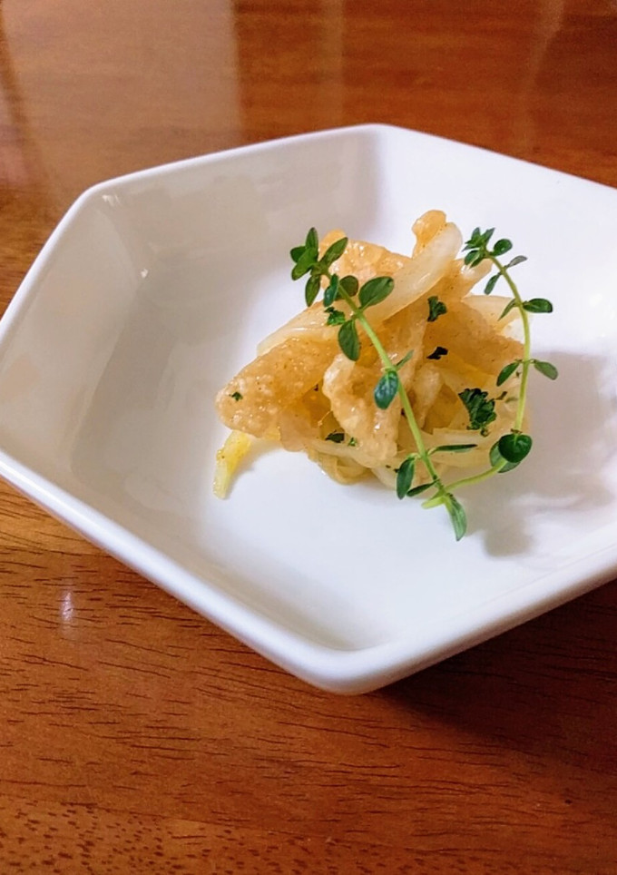ちょっと変わった鶏皮のマリネ-レシピのメイン写真