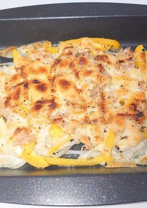 パプリカともやしのツナチーズ焼き-レシピのメイン写真