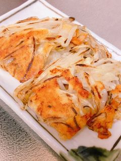 節約レシピ☆もっちりカリカリもやチヂミ-レシピのメイン写真