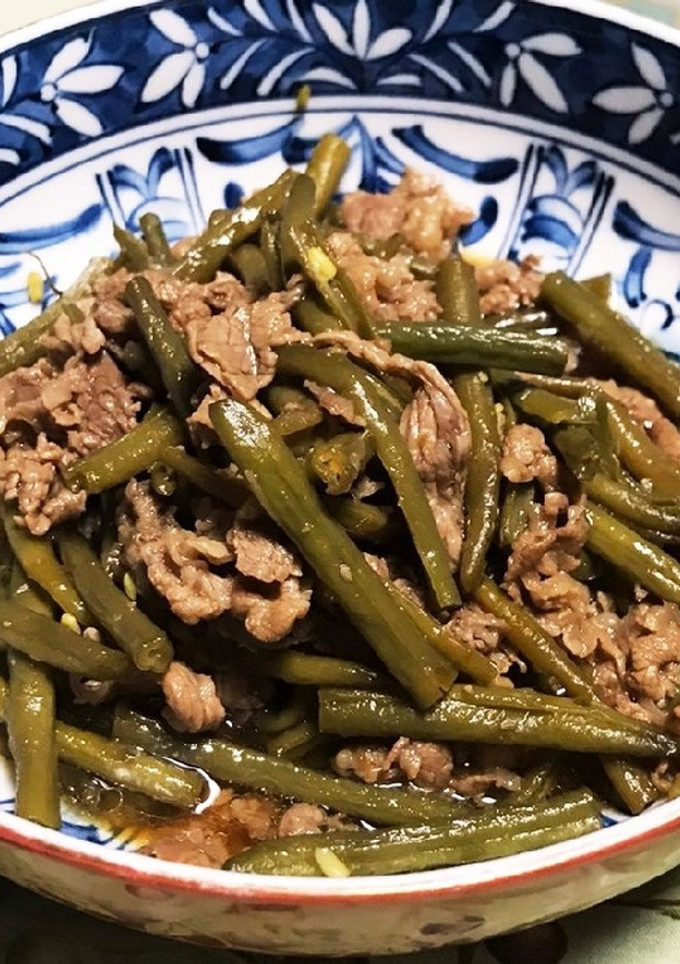 三度豆とお肉の炊いたん-レシピのメイン写真