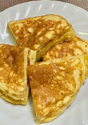 HCMでチーズ入りパンケーキ-レシピのメイン写真