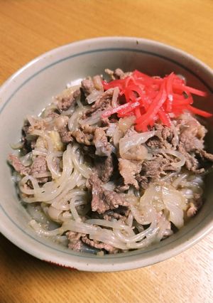 簡単過ぎる牛丼（ちょい低糖質）-レシピのメイン写真