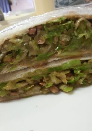 キャベツの納豆の中華サンド♪-レシピのメイン写真