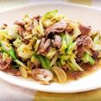 免疫アップ!豚肉とキャベツのガリバタ炒め