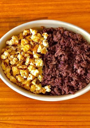 合挽き肉の肉そぼろと卵そぼろ-レシピのメイン写真