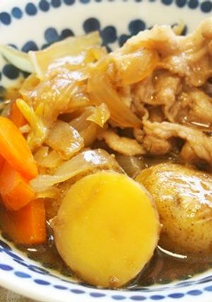 新じゃが芋と豚バラの肉じゃが風煮♪-レシピのメイン写真