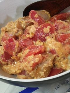 とろんとろん☆なトマトと卵とじ丼♪-レシピのメイン写真