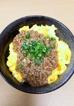 三色そぼろあんかけ丼-レシピのメイン写真