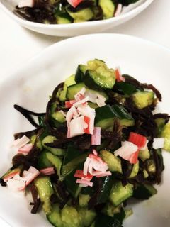キュウリの塩昆布和え( ᐛ )-レシピのメイン写真