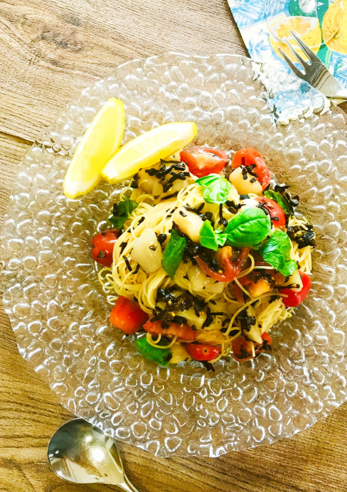 和えるだけ♪ほたての冷製パスタ-レシピのメイン写真