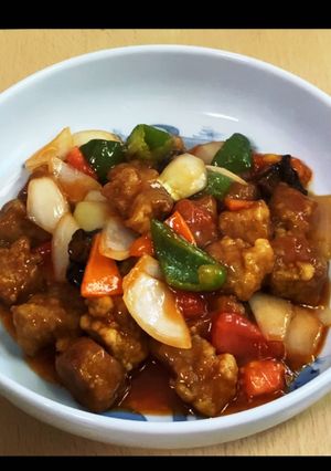 トマトを入れる事で甘味、コクがでる酢豚！-レシピのメイン写真