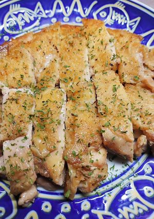 鶏モモ肉の皮パリ焼き♪-レシピのメイン写真