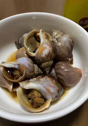 つぶ貝の煮付け(覚書)-レシピのメイン写真