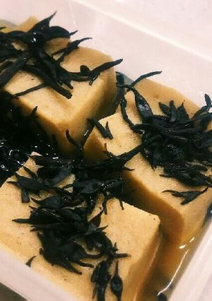 高野豆腐とひじきの含め煮-レシピのメイン写真
