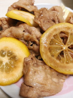 超簡単☆豚肉のさっぱりレモンとポン酢炒め-レシピのメイン写真