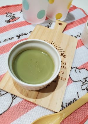 簡単☆アガーde豆乳抹茶プリン-レシピのメイン写真