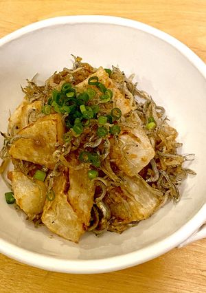無限☆揚げ大根のごま味噌じゃこ和え-レシピのメイン写真