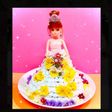ドールケーキ リカちゃん ドレス 簡単祝