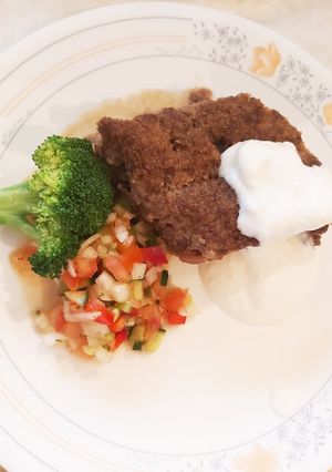 キッビ (レバノンの挽肉のオーブン料理)-レシピのメイン写真
