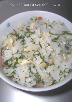 油揚げと青しそのサッパリ御飯-レシピのメイン写真