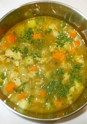 カレースープ♪簡単カレー粉新玉ねぎ-レシピのメイン写真