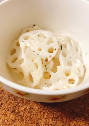 蓮根の水煮で✨わさびマヨネーズ和え-レシピのメイン写真