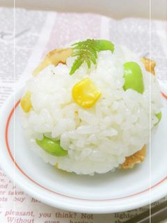 胡桃と枝豆・トウモロコシのおむすび-レシピのメイン写真