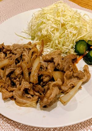 豚小間と玉ねぎのトンテキソース-レシピのメイン写真