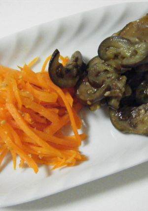 なすとにんじんの炒めナムル-レシピのメイン写真