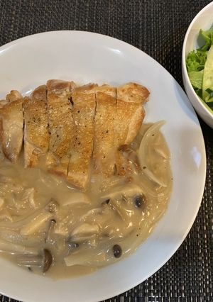 チキンのクリーム煮かけ-レシピのメイン写真