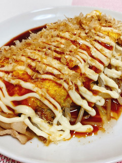 余り物で豚バラもやしのとんぺい焼き-レシピのメイン写真