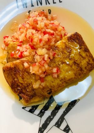 フレンチトースト りんごのジャムのせ-レシピのメイン写真