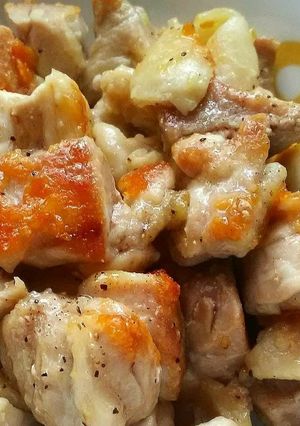 鶏もも肉の塩コショウ炒め-レシピのメイン写真