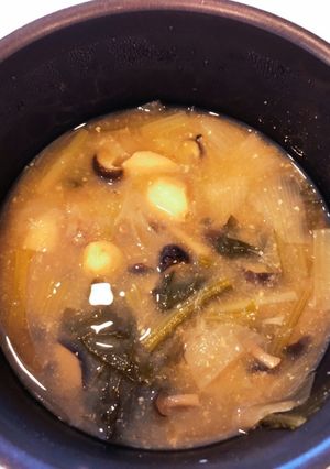 出汁無し味噌汁 by ホットクック-レシピのメイン写真