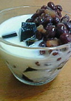 冷やしコーヒーミルクぜんざい-レシピのメイン写真