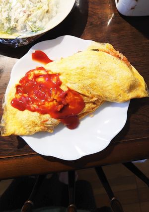 冷や飯で簡単オムライス☆★-レシピのメイン写真