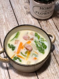 牛乳消費に!ミルクスープ-レシピのメイン写真