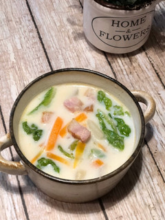 牛乳消費に!ミルクスープ-レシピのメイン写真