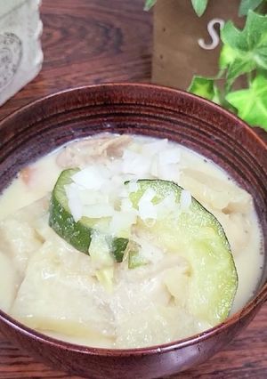 とろーりズッキーニの豚汁-レシピのメイン写真