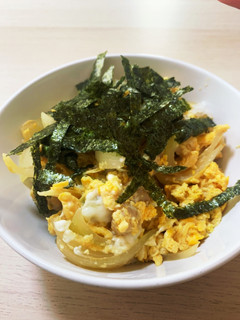 長ネギと玉ねぎと鶏肉の親子丼-レシピのメイン写真